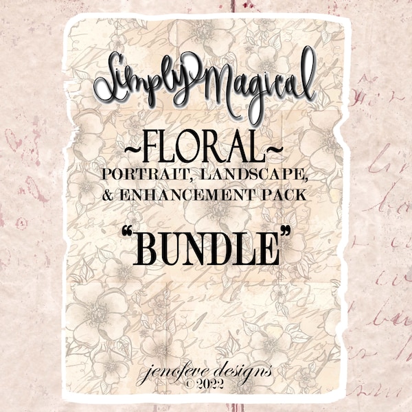 Simply Magical ~BUNDLE~ FLORAL~ Printable Templates