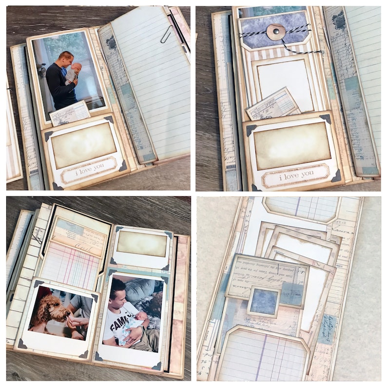 Basically Amazing~Foundations~Coffee Stain & Plain~Printable Scrapbook Album Templates image 10