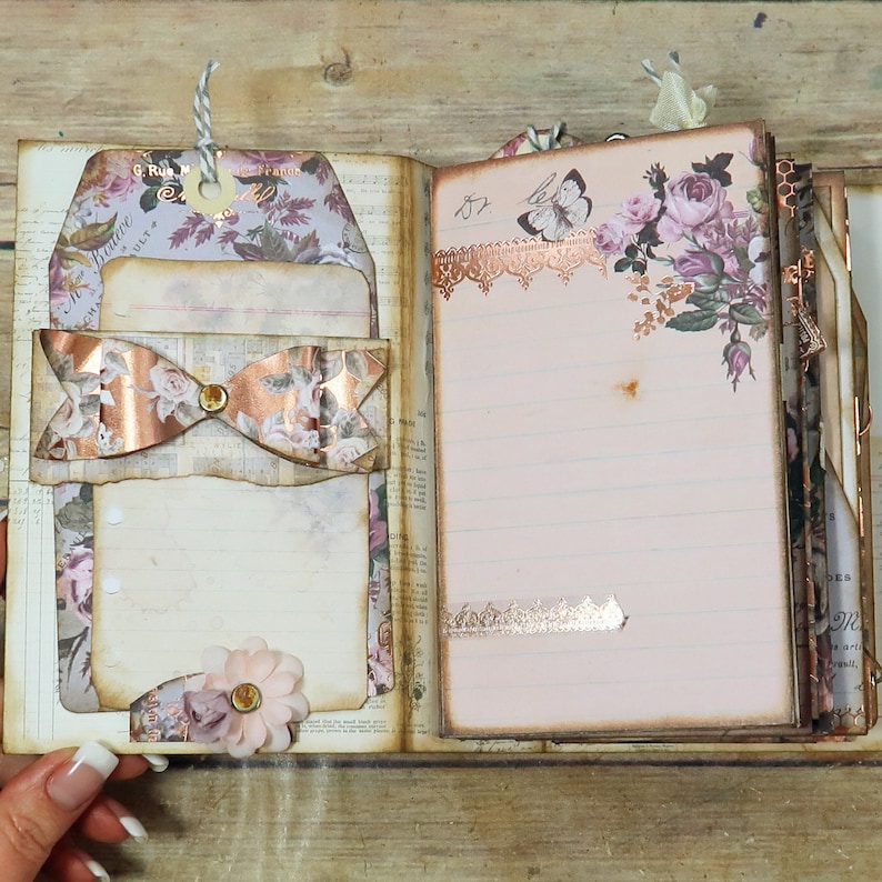 Remnants Lovely Layers Printable Mini Album Template in Note - Etsy