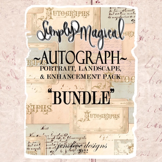 Simply Magical ~BUNDLE~ AUTOGRAPH ~ Printable Templates