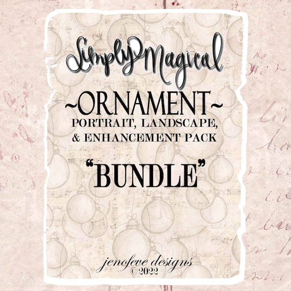Simply Magical ~BUNDLE~ ORNAMENT~ Printable Templates
