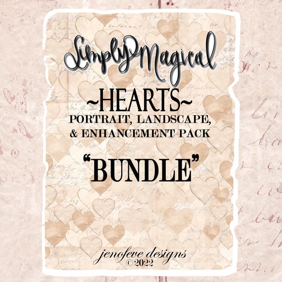 Simply Magical ~BUNDLE~ HEARTS ~ Printable Templates