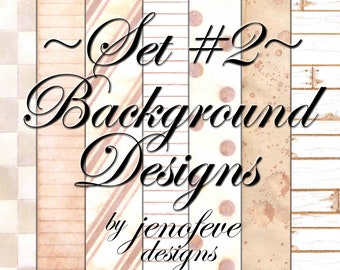 Background Designs Set #2 ~Limited Release  April 2026~