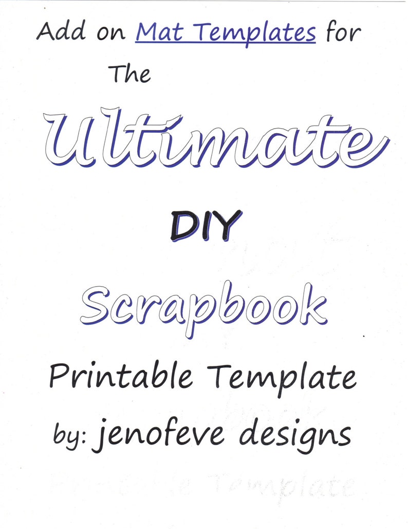 The Top Do it yourself Sbook Printable Templates Insert Upon Mats photo regarding Printable Photo Mat Templates referred to as The Supreme Do it yourself Sbook Printable Templates Insert Upon Mats