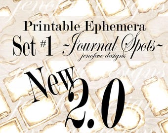 Journal Spots Set #1 version 2.0~ Printable