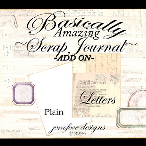 Eigenlijk geweldig ~ Scrap Journal ~ LETTERS & gewoon ~ TOEVOEGEN OP afdrukbare sjablonen