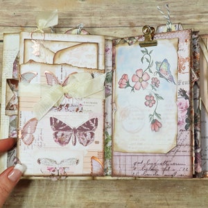 Remnants Lovely Layers Printable Mini Album Template in Coffee Stain ...