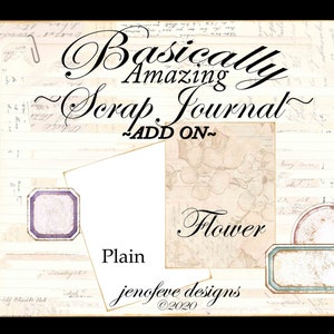 Eigenlijk geweldig ~ Scrap Journal ~ BLOEM & Gewoon ~ TOEVOEGEN op afdrukbare sjablonen