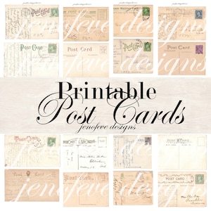 Postkarten ~Printable Embellishments~ jenofeve designs