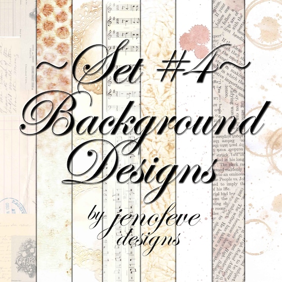 Background Designs Set #4 ~Limited Release April 2023~