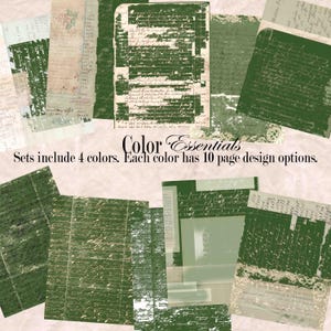 Color Essentials "Set #1" Printable Paper Collection by jenofeve designs image 3