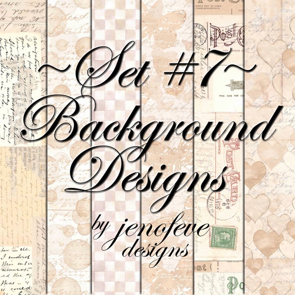 Background Designs Set #7 ~Limited Release Oct 2023~