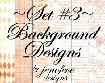 Background Designs Set #3 ~Limited Release April 2026~