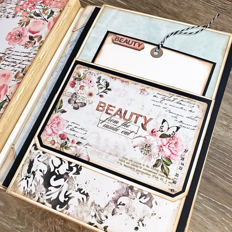 Basically Amazing~Foundations~Coffee Stain & Plain~Printable Scrapbook Album Templates image 4