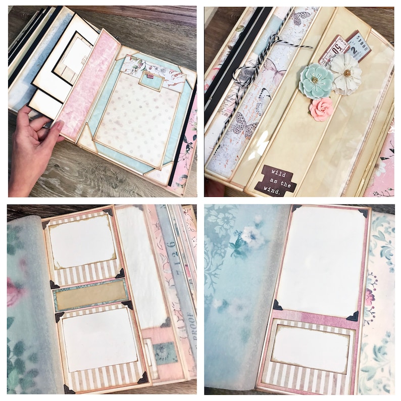 Basically Amazing~Foundations~Coffee Stain & Plain~Printable Scrapbook Album Templates image 6
