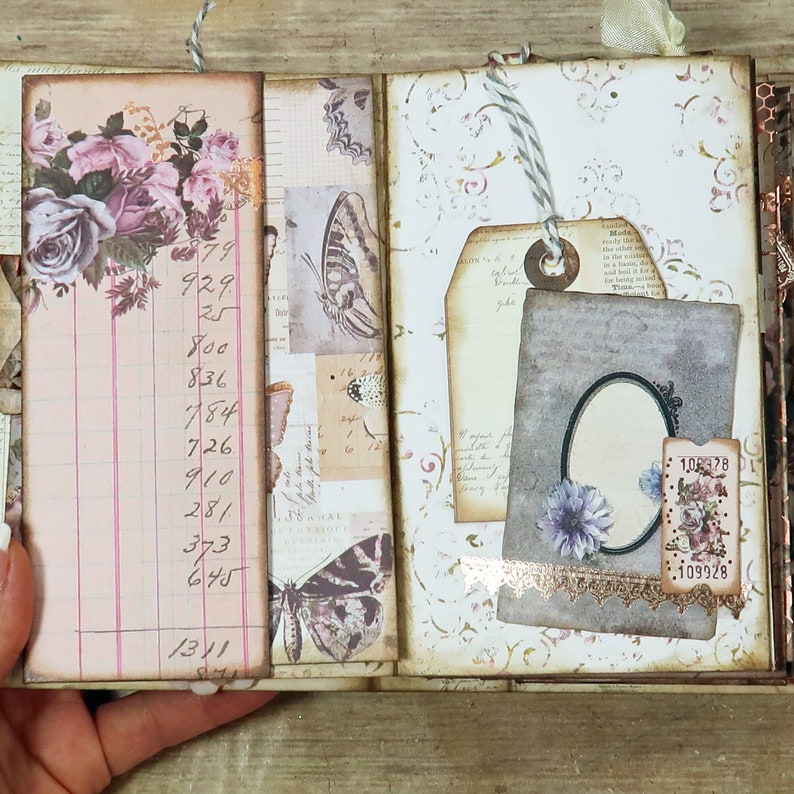 Remnants Lovely Layers Printable Mini Album Template in Note - Etsy