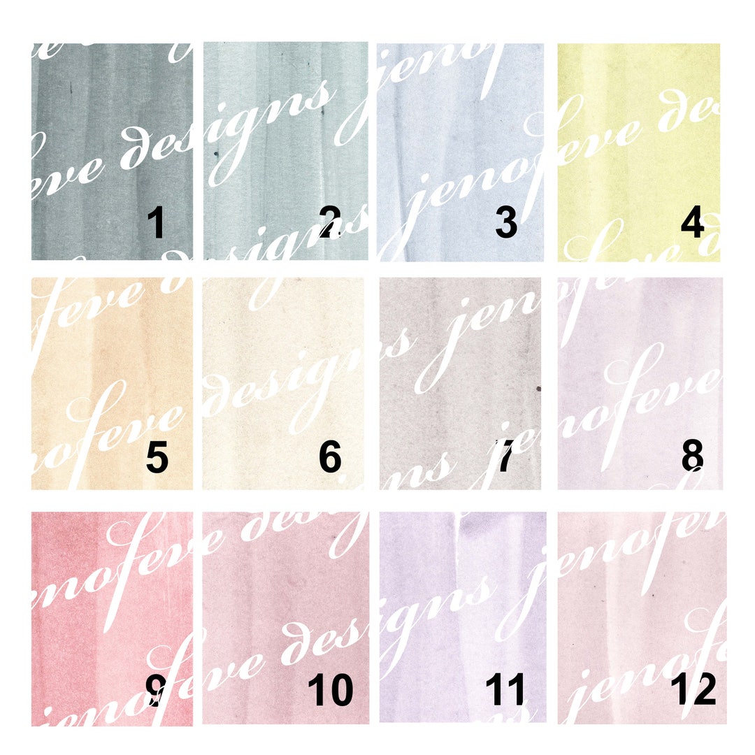 Muted Backgrounds Color Washed - Etsy