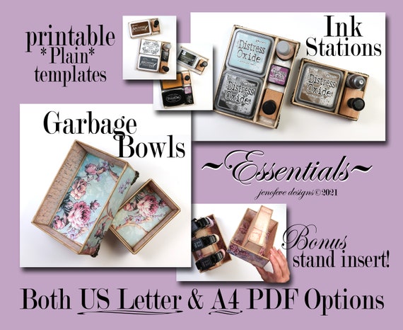 Ink Stations & Garbage Bowls ~Essentials~  jenofeve designs