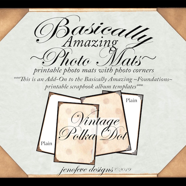 Printable Photo Mats - Etsy