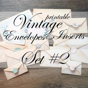 Construir ~A~ Bellishment ~ Conjunto de sobres e inserciones vintage #2