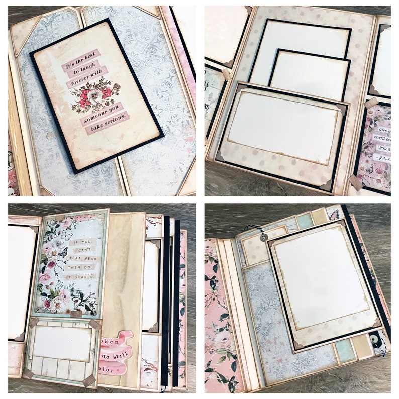 Basically Amazing~Foundations~Coffee Stain & Plain~Printable Scrapbook Album Templates image 5
