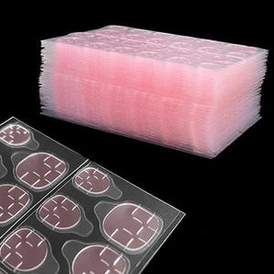 Adhesive Nail Tabs: Super Strong, Double Sided Stickers, 240 Count