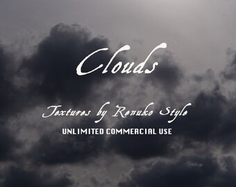 Clouds Dark Stormy Photoshop Overlays Backgrounds