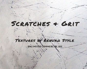 Scratches and Grit no.3 Digital Papers Photoshop Overlays