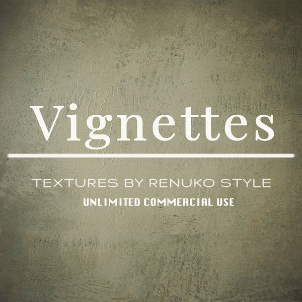Vignettes Hand Painted Textures Overlays