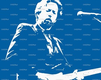 Eric Clapton Matted Print