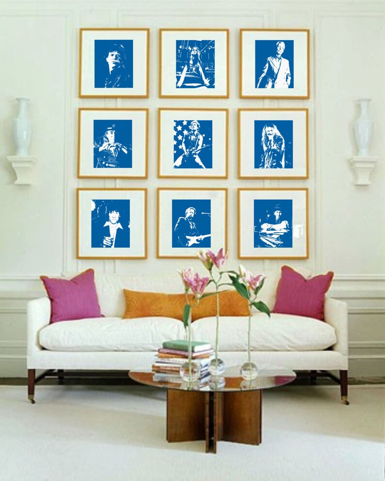 Bruce Springsteen & Steven Van Zandt Matted Print Etsy