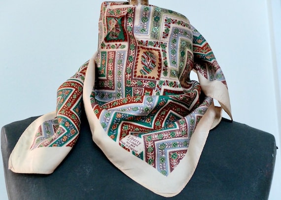 Liberty of London vintage silk scarf, Liberty scar