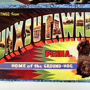 Giant USA souvenir travel poster wall art, vintage postcards, US cities souvenir wall art, Taos, Los Angeles, New York