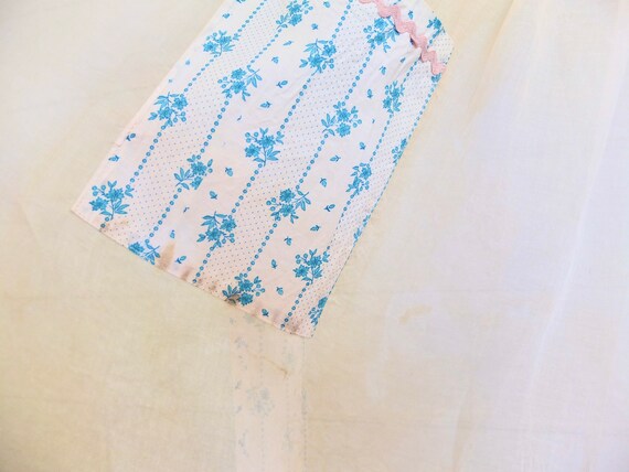 Flirty women's sheer apron with pocket, silk orga… - image 9