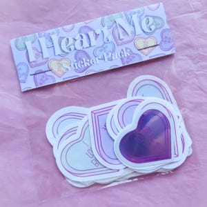 I Heart Me stickerbundel: inspirerende, motiverende hart glanzende stickerbundel
