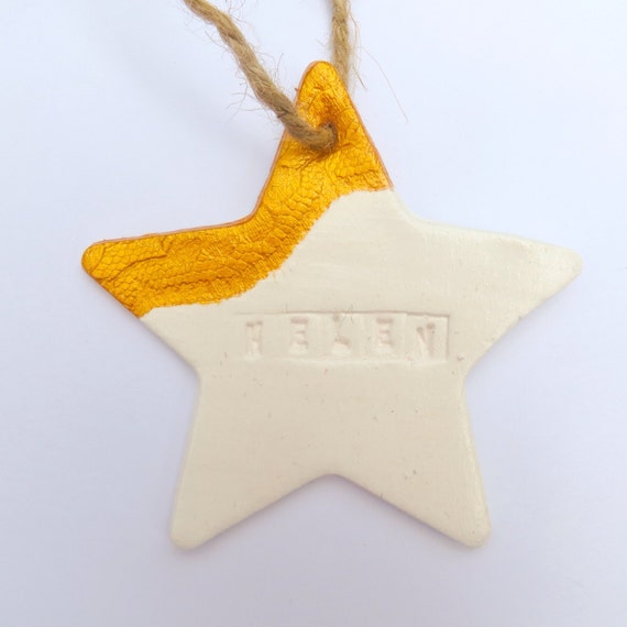 Items similar to Personalised Hanging Star home decor, weddings