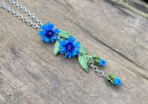 ヤグルマギクのネックレス、ハンドメイド、ポリマー粘土 - Etsy 日本 ヤグルマギクのネックレス、ハンドメイド、ポリマー粘土 - Etsy 日本