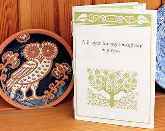 Daughter greetings card, newborn daughter gift