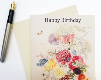Personalised card with custom greetings , custom birthday card,
