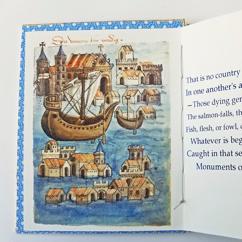 Artists Handbound Book 'sailing to Byzantium' Etsy UK