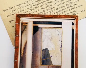 Joseph Cornell - a tribute handmade artist book,
