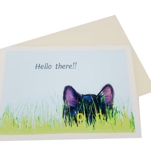 Personalized Funny Cat card, cute cat card, custom cat card, card for cat lover, image 5