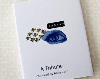 Handmade artist book - A Tribute to Sylvia Plath, literary reader's  personalised  gift