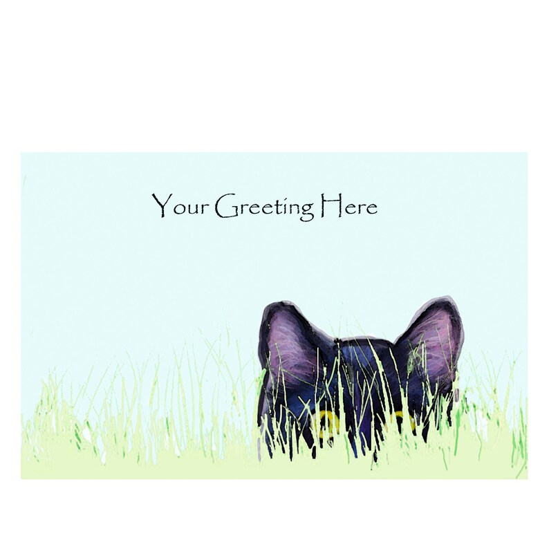Personalized Funny Cat card, cute cat card, custom cat card, card for cat lover, image 3