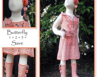 3-piece Butterfly Costume - Offer - Instant Download PDF Pattern
