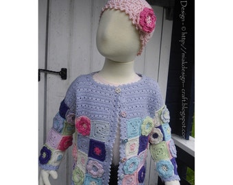 Granny Cardigan -  Instant Download PDF Crochet Pattern