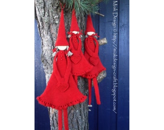 Christmas Girls with Santa Hat - Instant Download PDF Pattern