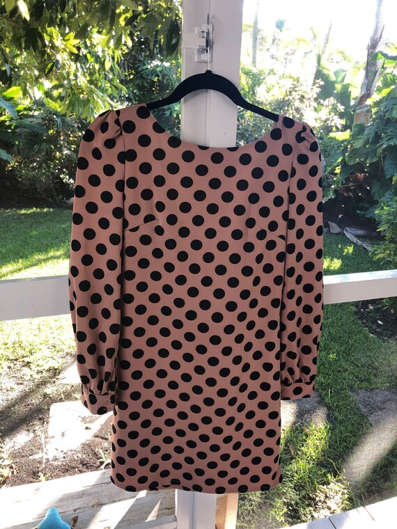 bershka dress black Polka Dot Open-Back Maxi Dress
