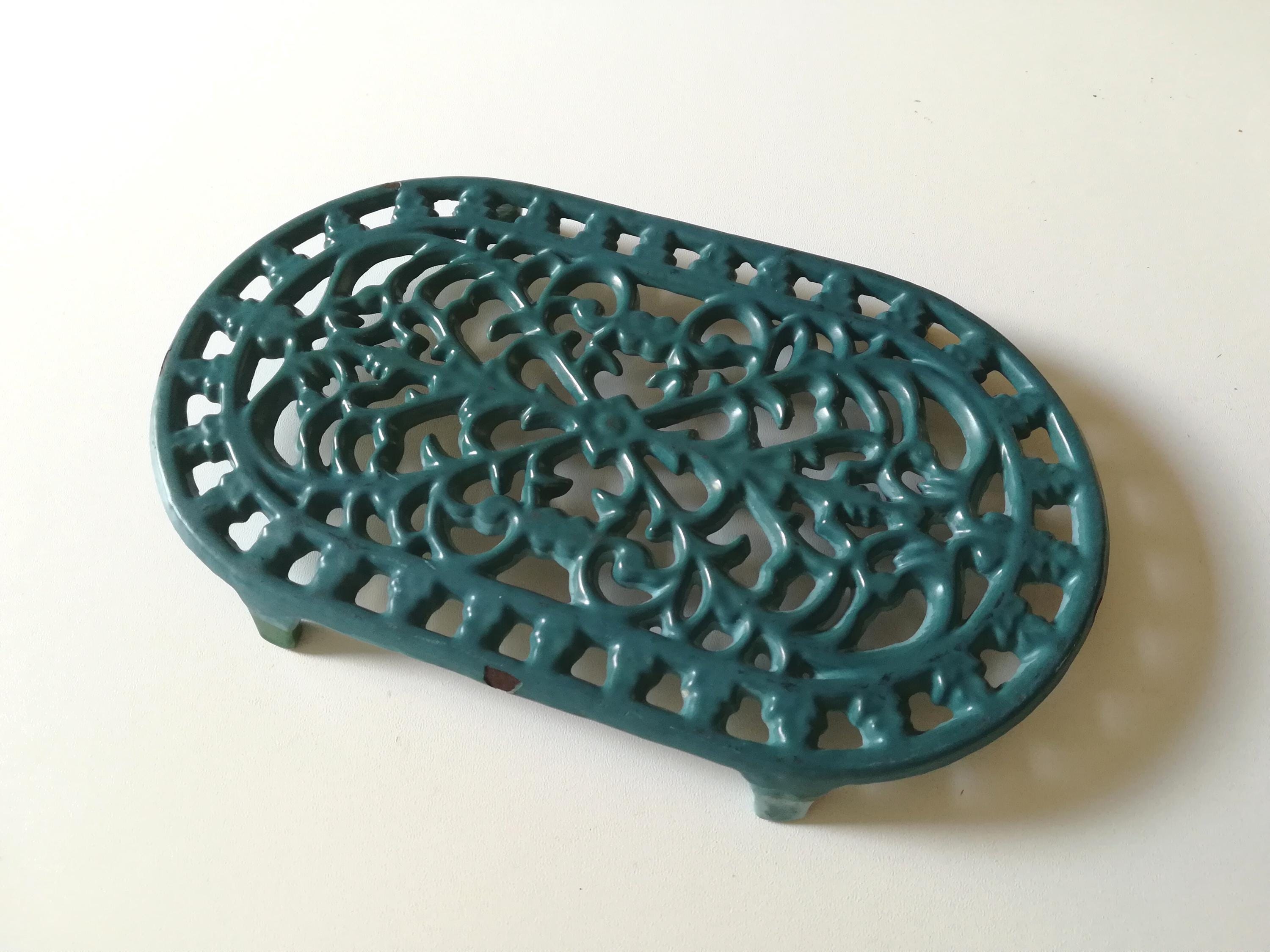 Assiette en céramique émaillée décor poisson - Gérard Hofmann - Vallauris - Années 1950