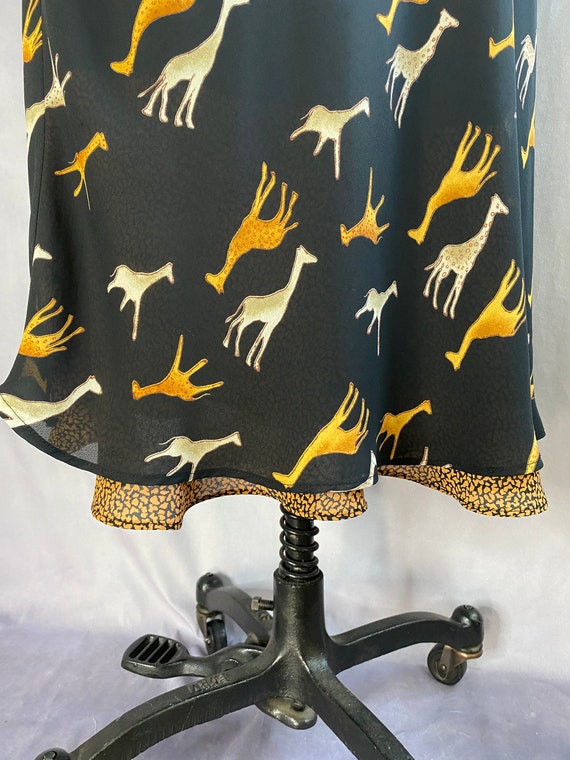 Vintage Jessica Howard Dress; 90s Giraffe Print D… - image 10